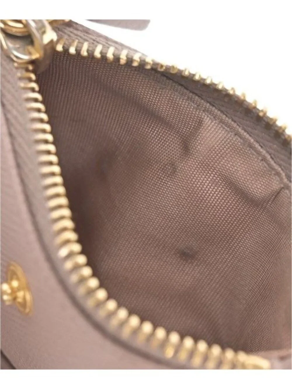 Prada Card Case Card Holders Beige